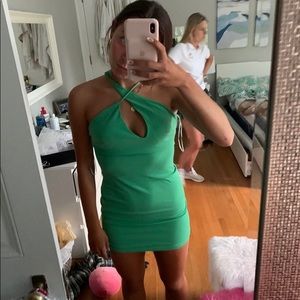 HELLO MOLLY BEST OF YOU DRESS GREEN